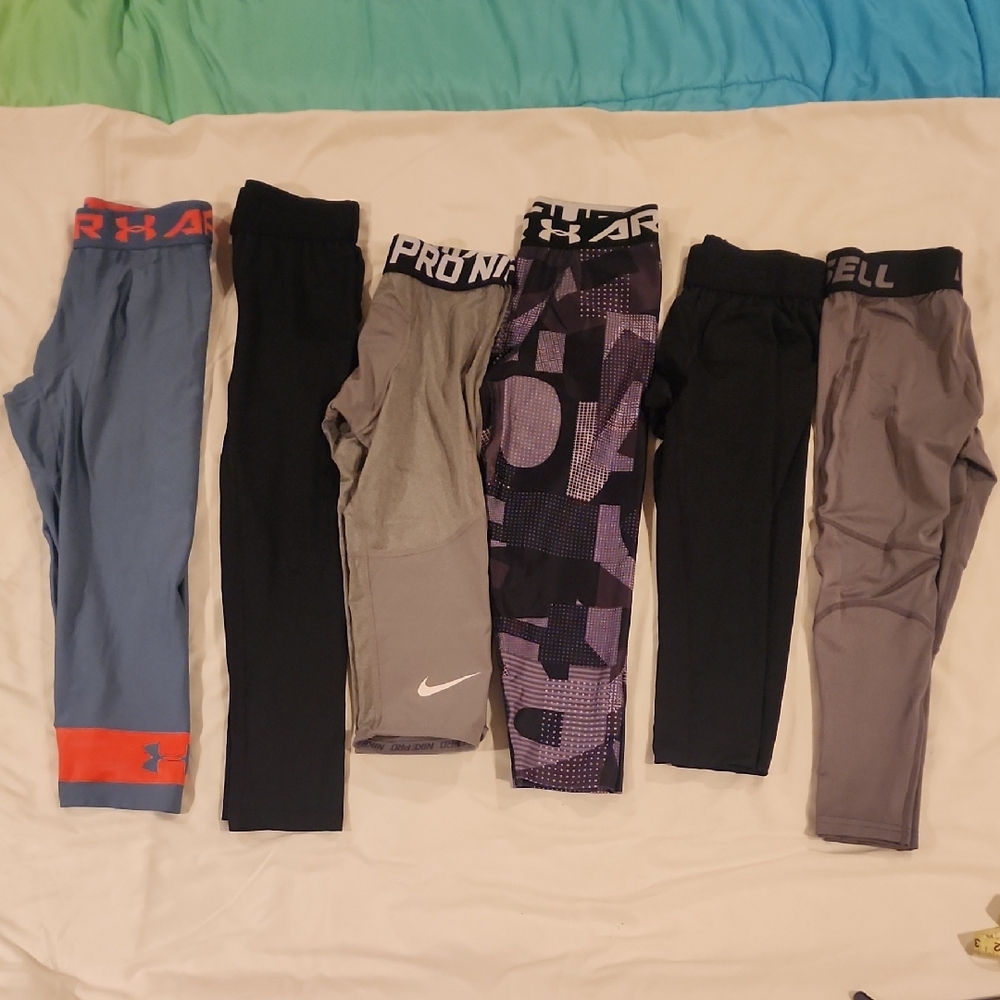 Kids Compression Leggings - Youth Medium